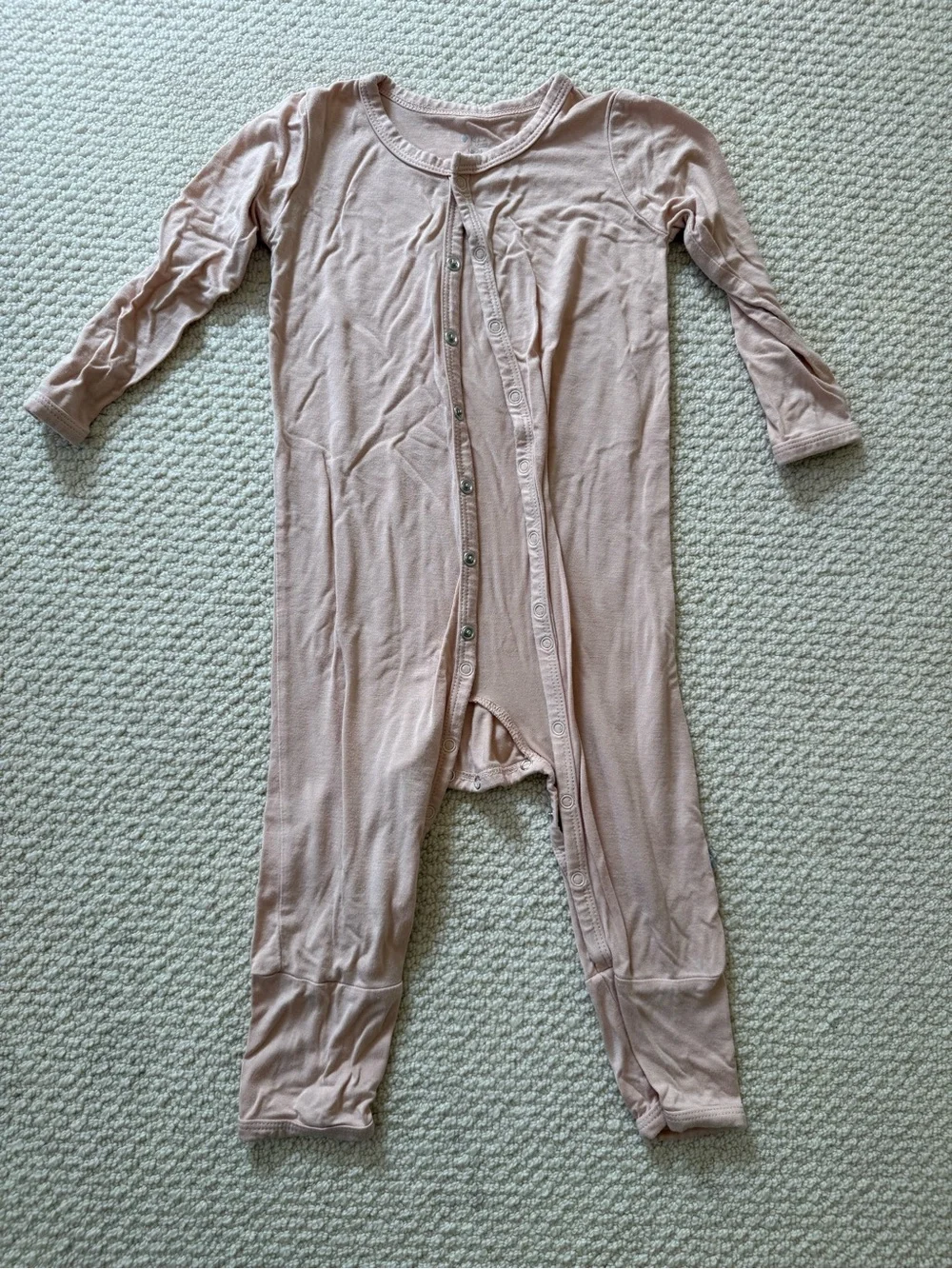 Kyte Baby Blush Pink Snap-Front Baby Footless Romper 18-24M